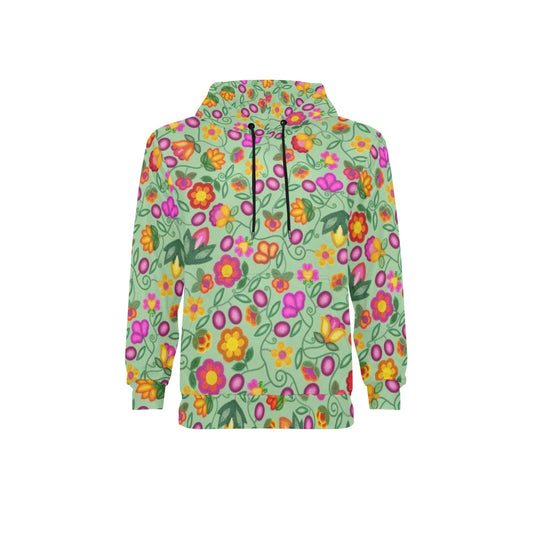 Boreal Bounty Green Fleece Hoodie