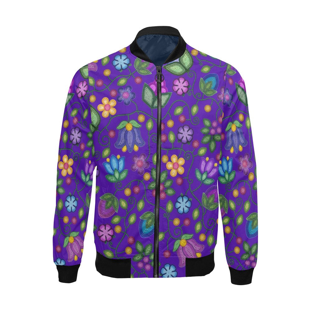 Bloom Uplift Indigo Bomber Jacket