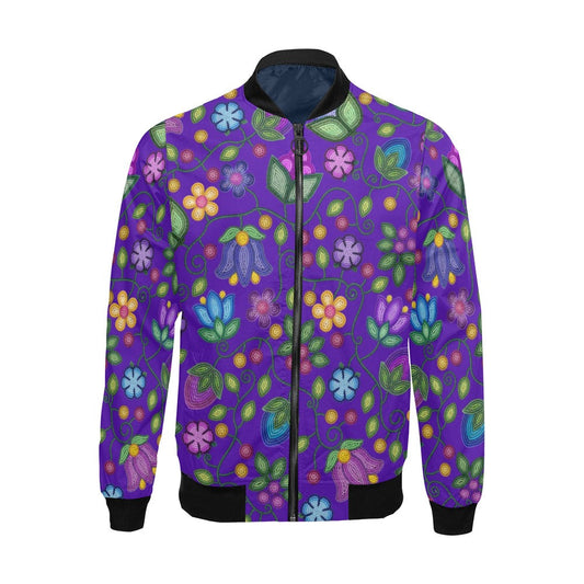 Bloom Uplift Indigo Bomber Jacket