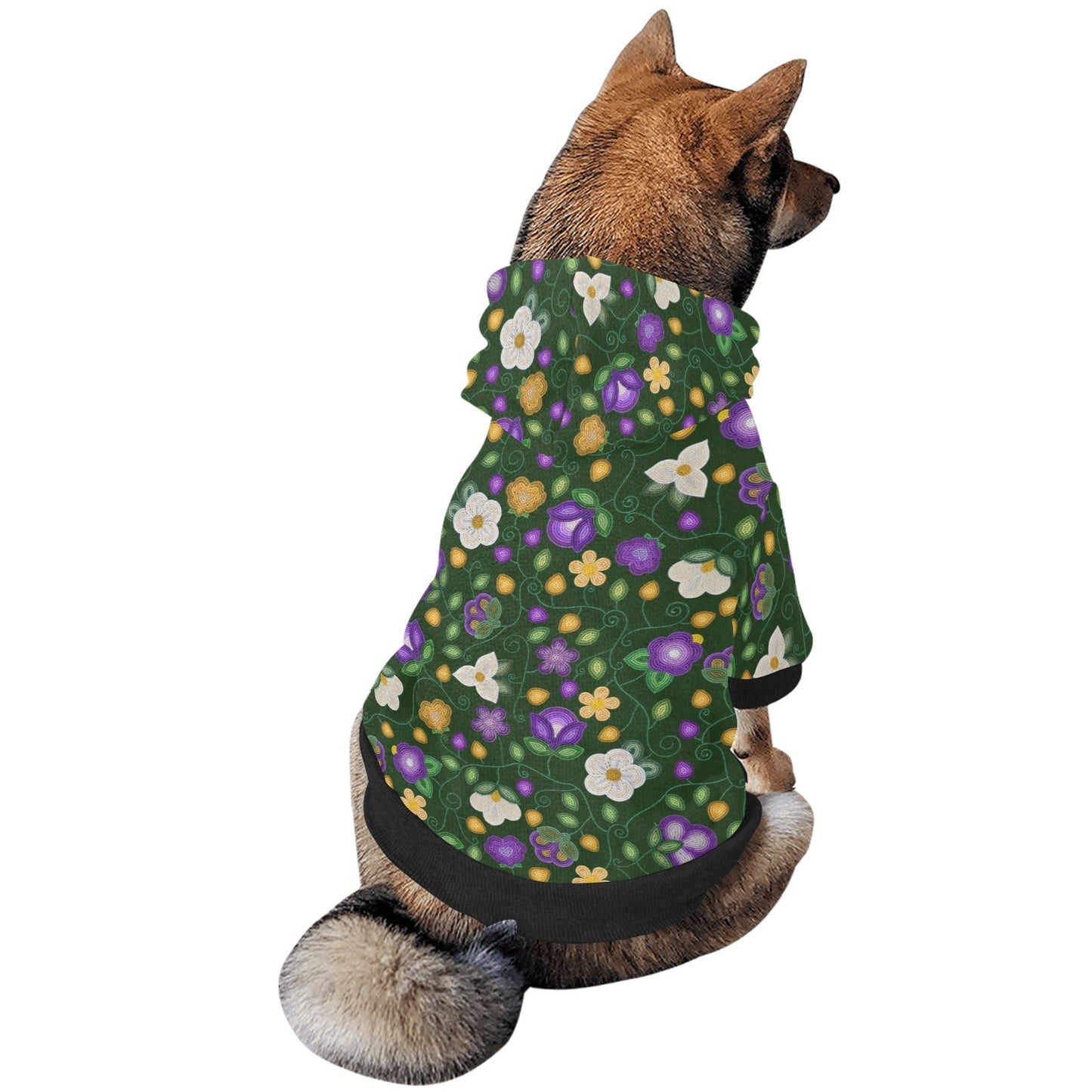 Midnight Moss Bloom Forest Pet Hoodie