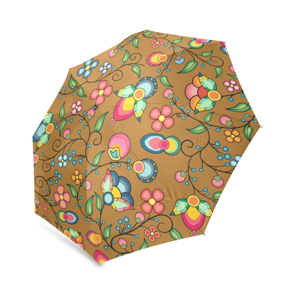 Floral Bounty Fall Leaves Foldable Umbrella
