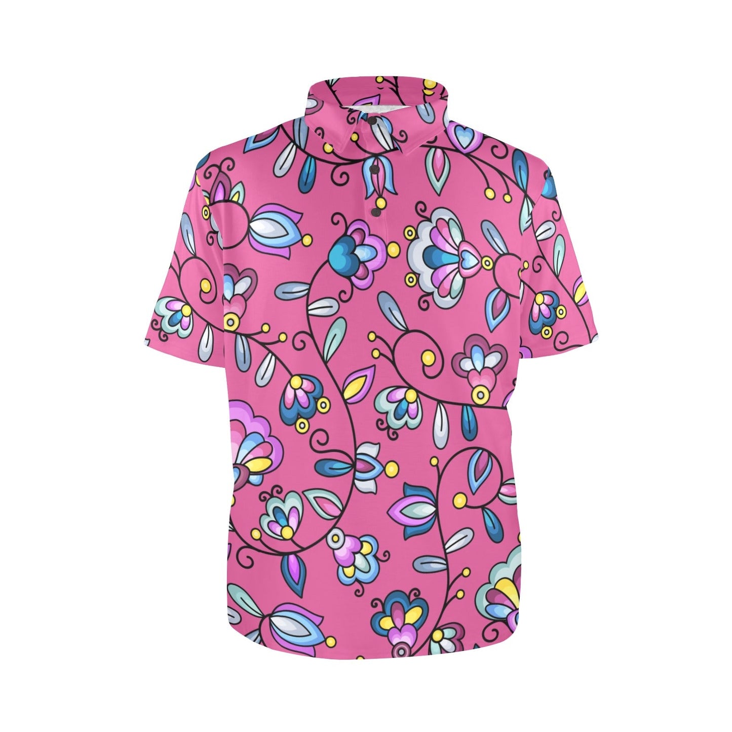 Autumn Bundle Blessing Pink Polo Shirt