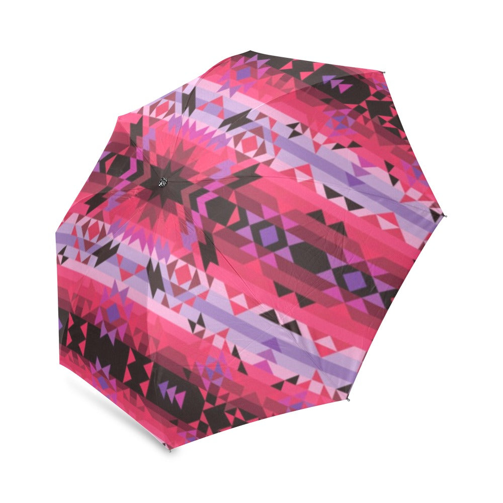Red Star Foldable Umbrella