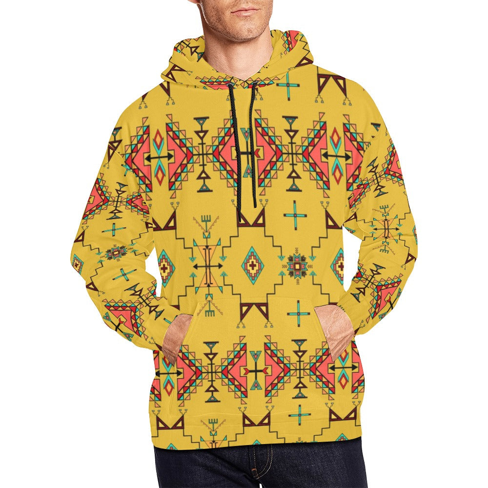 Thunder Flight Yellow Hoodie for Men