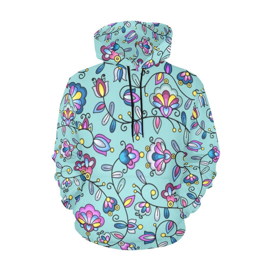 Autumn Bundle Blessing Turquoise Hoodie for Men