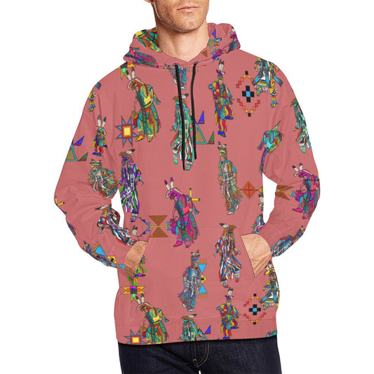 Men's Grass Dancers Terra Cotta Hoodie for Men