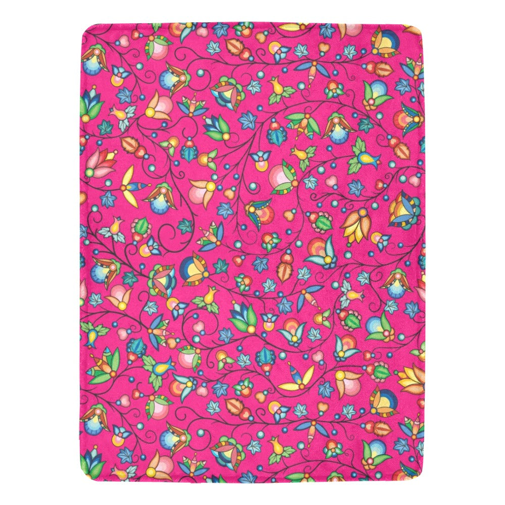 Prairie Plains Spirit Pink X-Large Micro Fleece Blanket