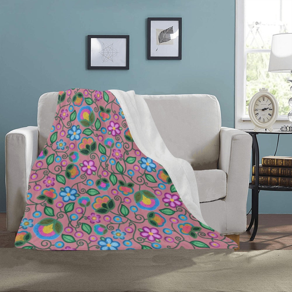 Turquoise Sunbeam Peach Ultra-Soft Micro Fleece Blanket 40"x50"