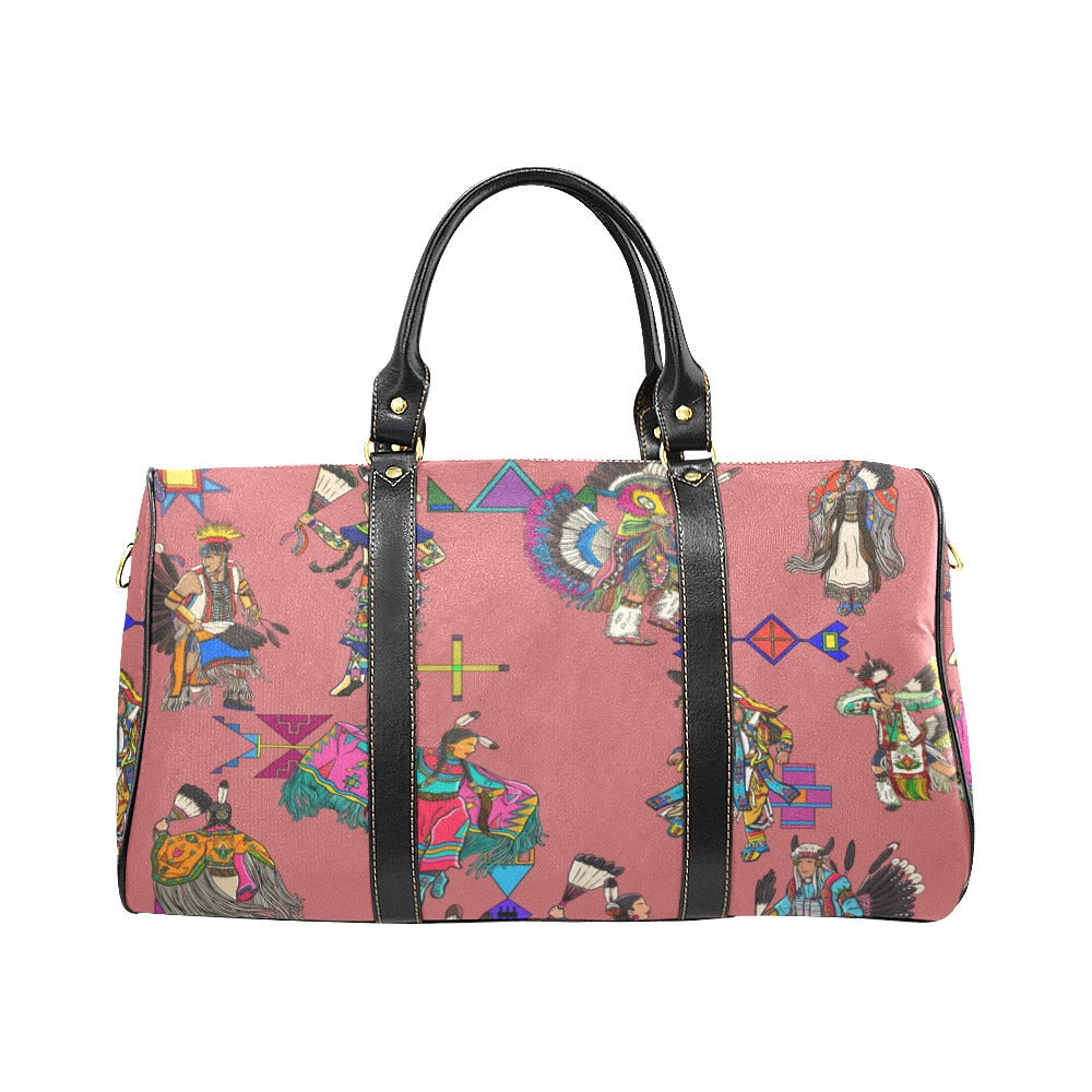 Grand Entry Dancers Terra Cotta Large Travel Bag