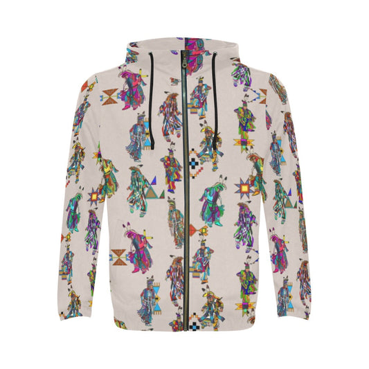 Men's Grass Dancers Muslin Zip Hoodie
