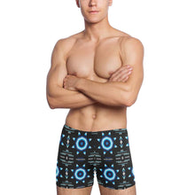 Load image into Gallery viewer, Rising Star Wolf Moon Men&#39;s Swimming Trunks
