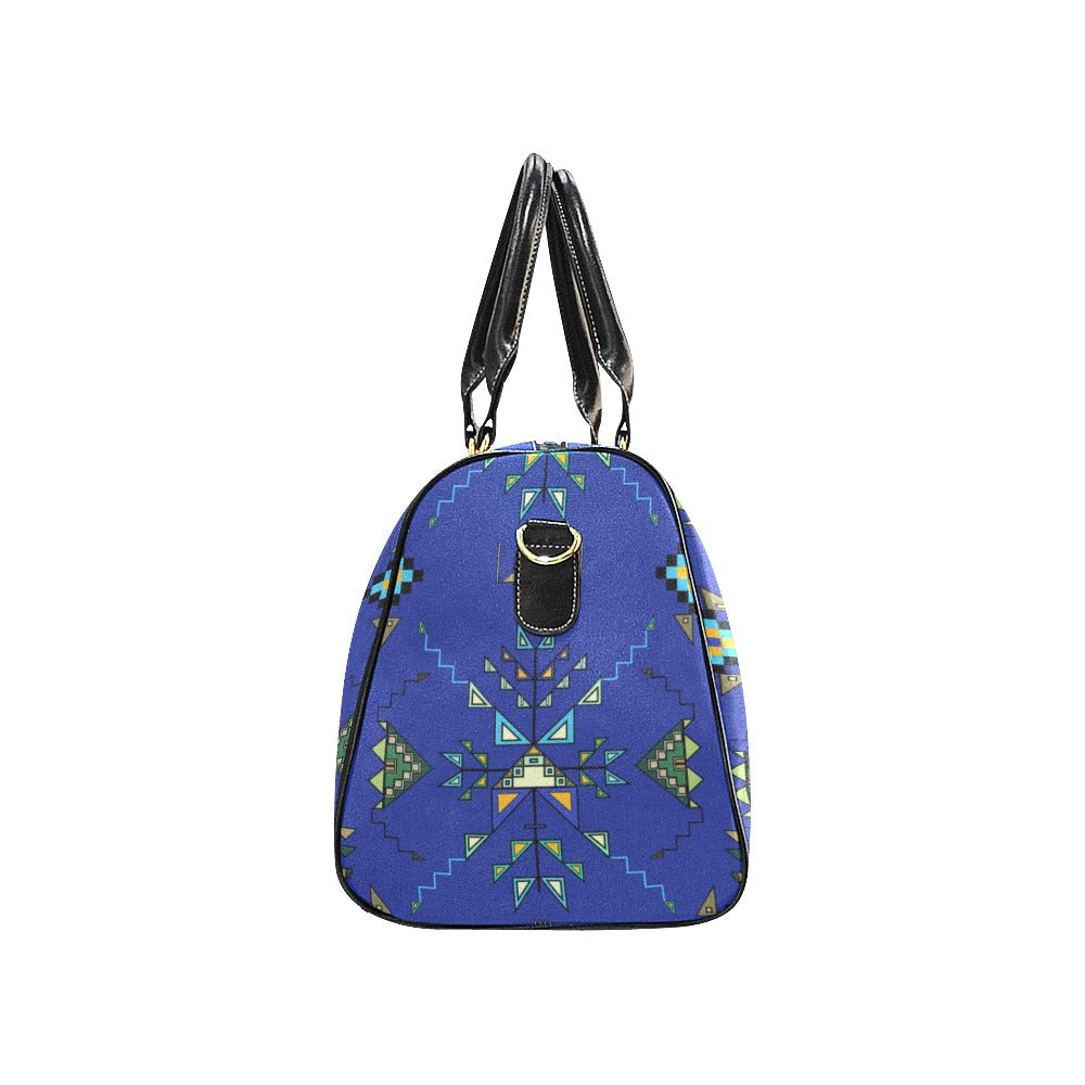 Bear Shield Dark Blue Large Travel Bag