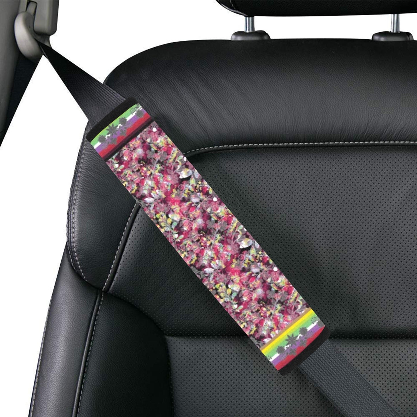 Culture in Nature Maroon Seat Belt Cover