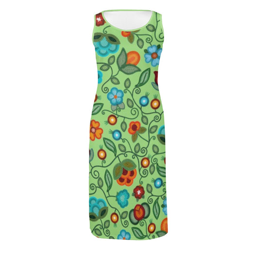 Prairie Fire Petals Sage Phaedra Dress