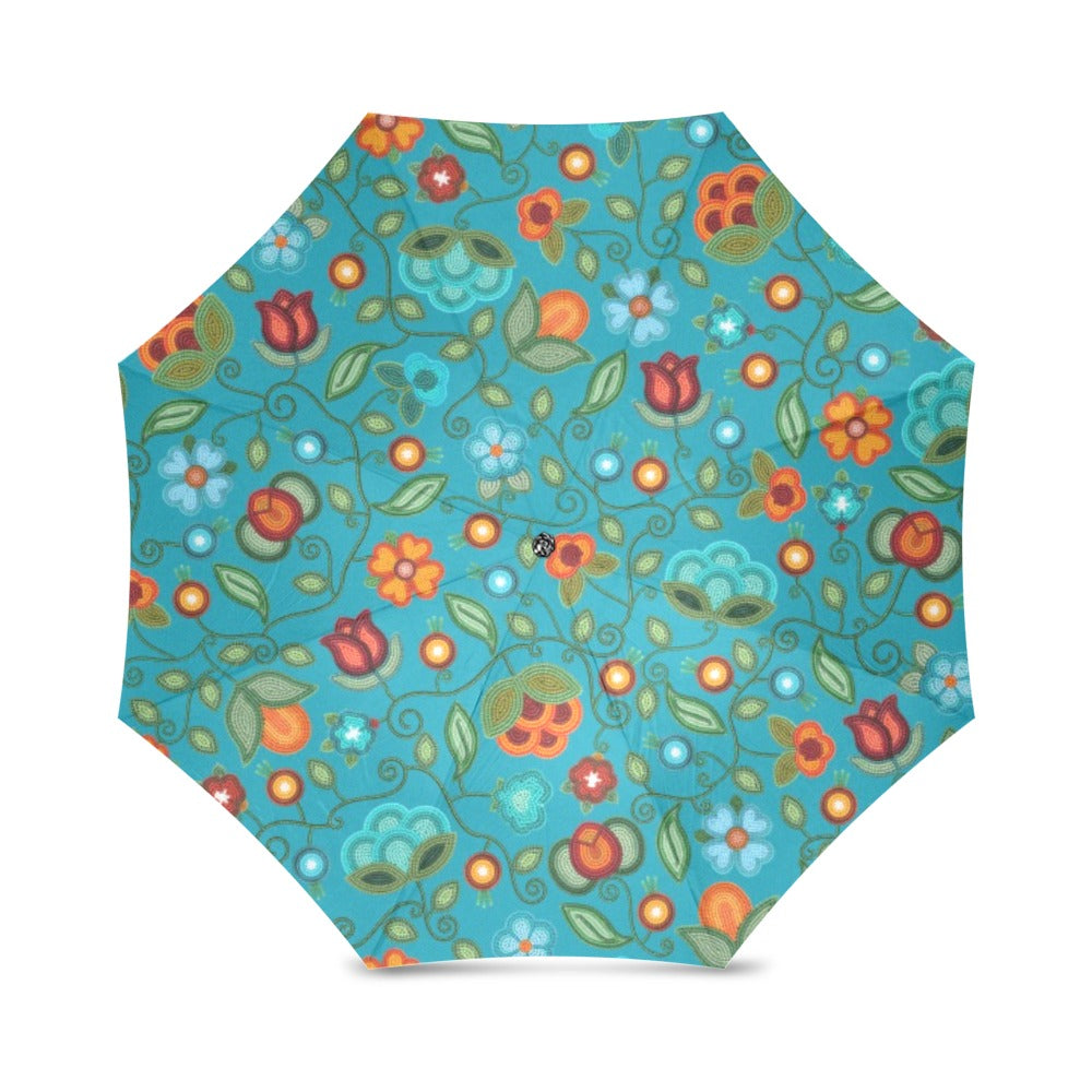 Prairie Fire Petals Ocean Foldable Umbrella