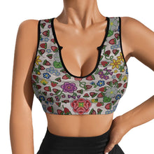 Load image into Gallery viewer, Berry Pop Bright Birch Yoga Top
