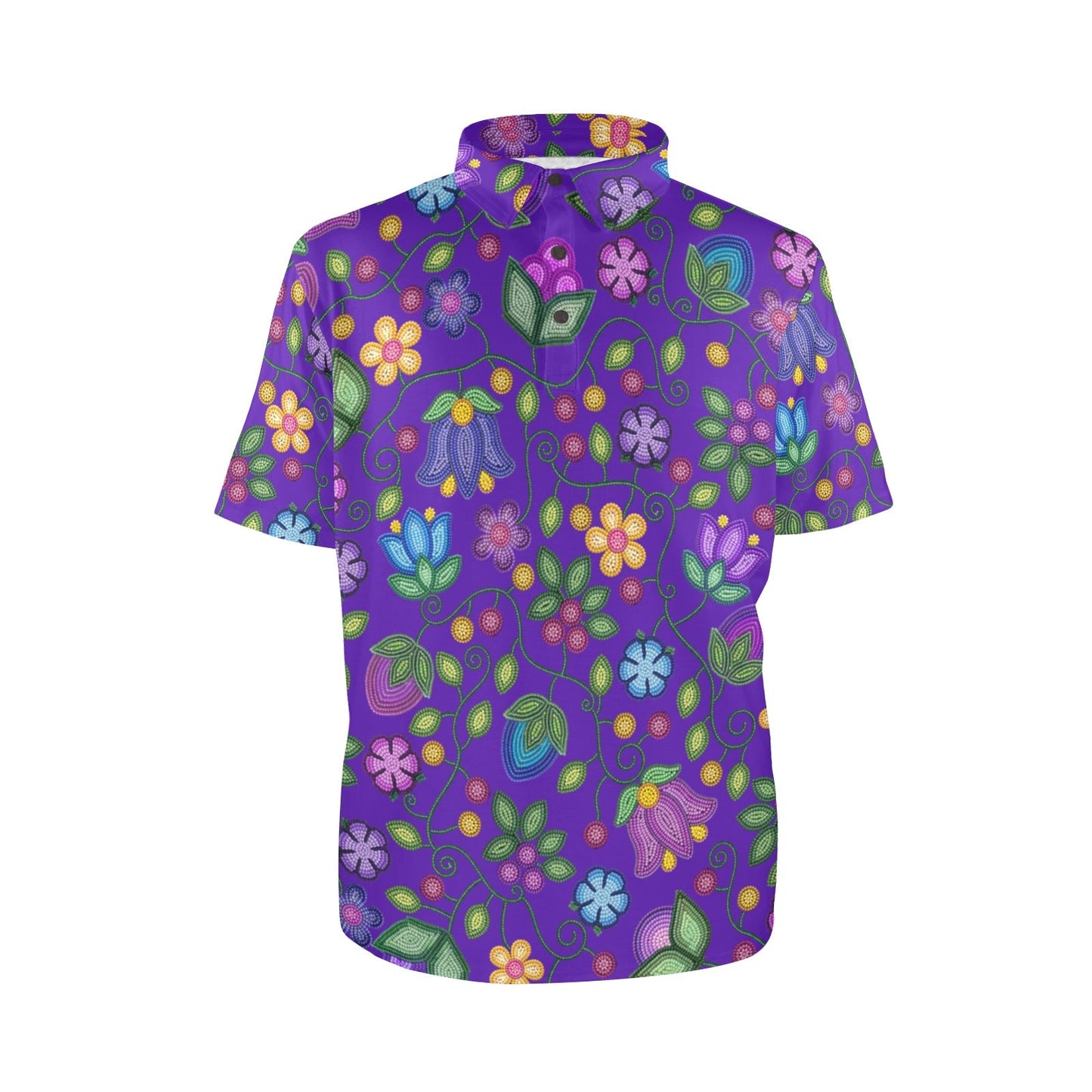 Bloom Uplift Indigo Polo Shirt