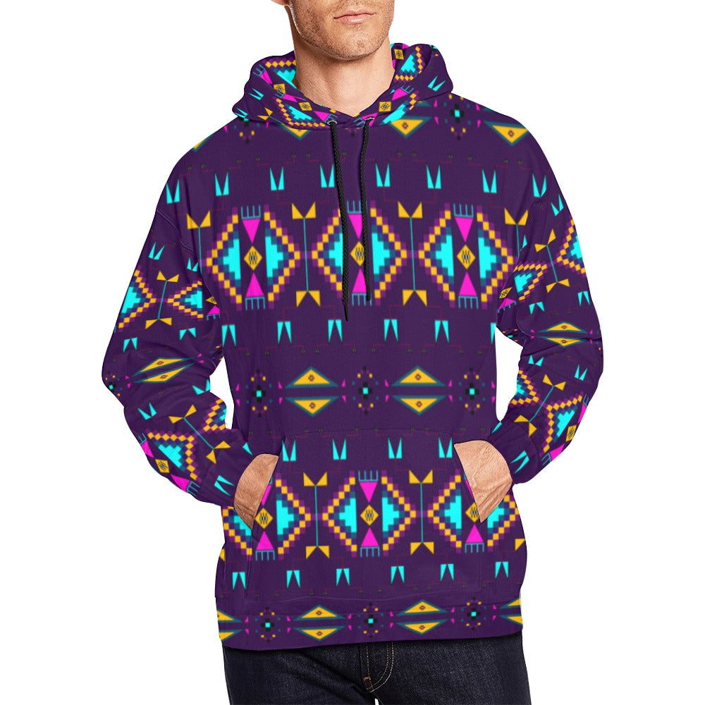 Rite of Passage Dark Purple Hoodie for Men