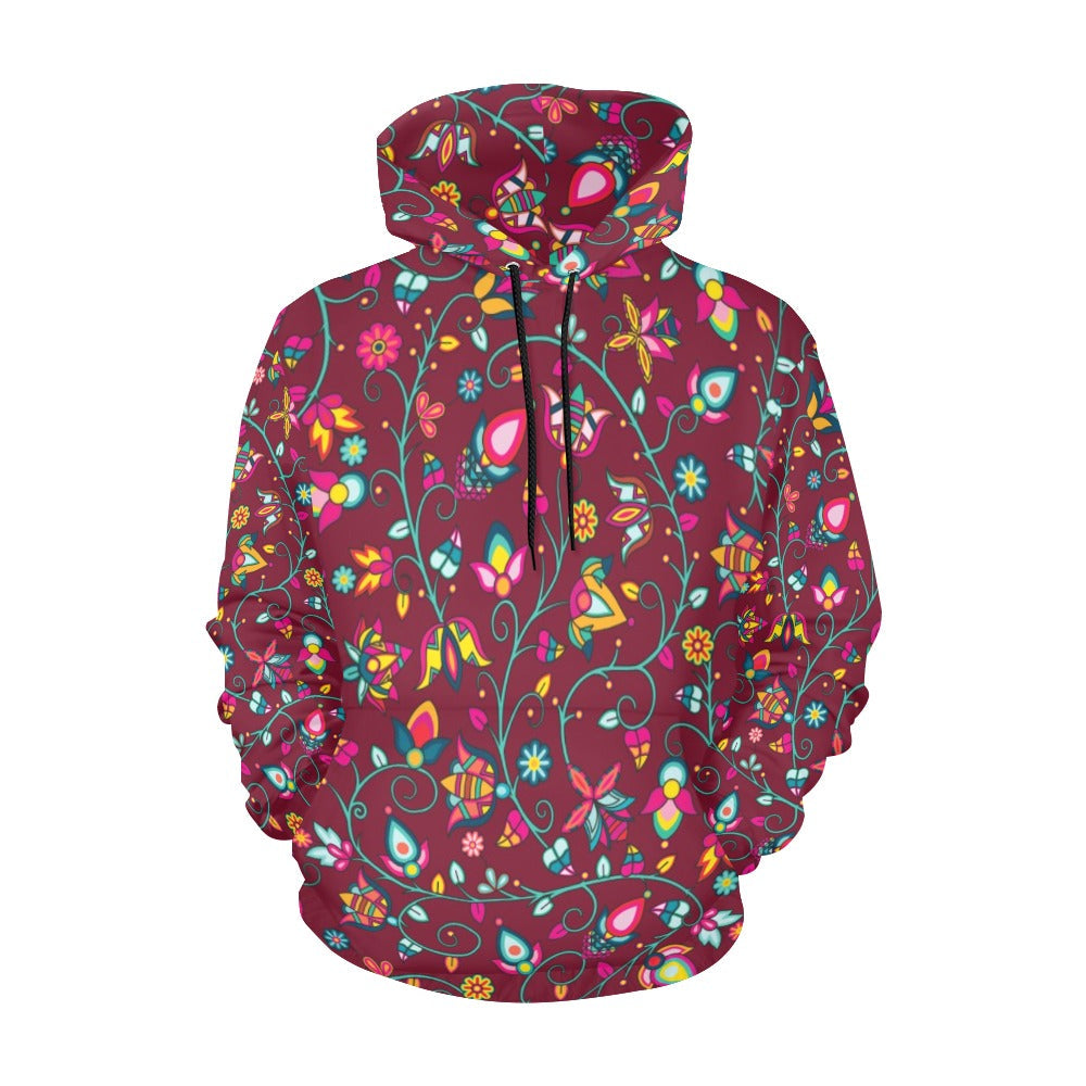 Thorny Path Cranberry Hoodie for Women