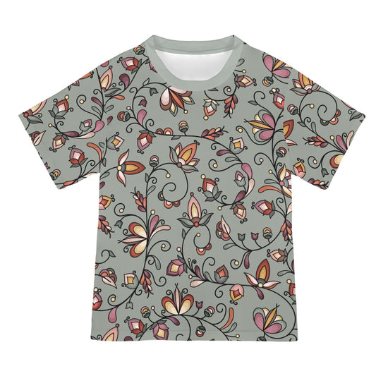 Burnt Sky Petals Green Tee