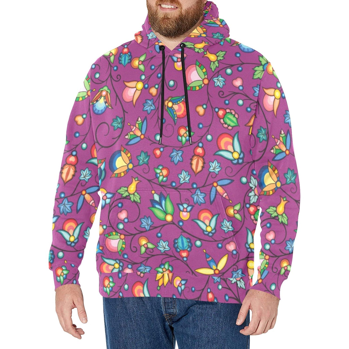 Prairie Plains Spirit Berry Soup Men's Long Sleeve Fleece Hoodie