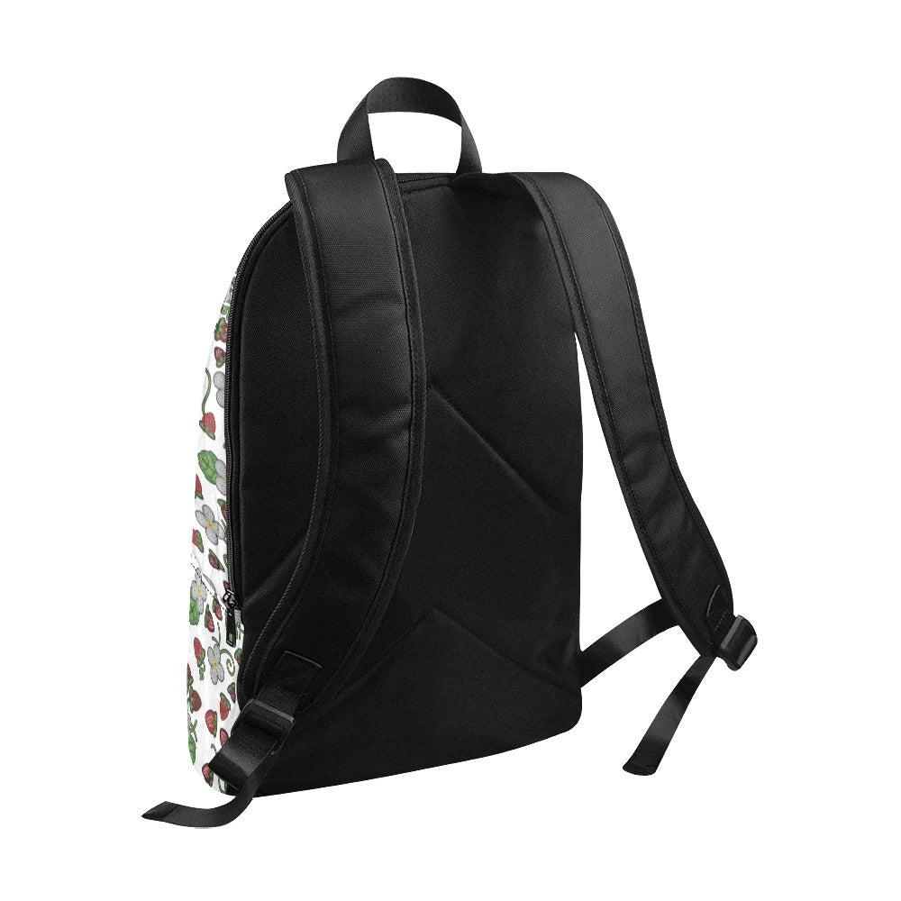 Strawberry Dreams White Backpack