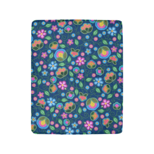 Turquoise Sunbeam Blue Small Micro Fleece Blanket