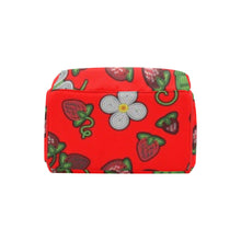 Load image into Gallery viewer, Strawberry Dreams Fire Multi-Function Diaper Backpack/Diaper Bag
