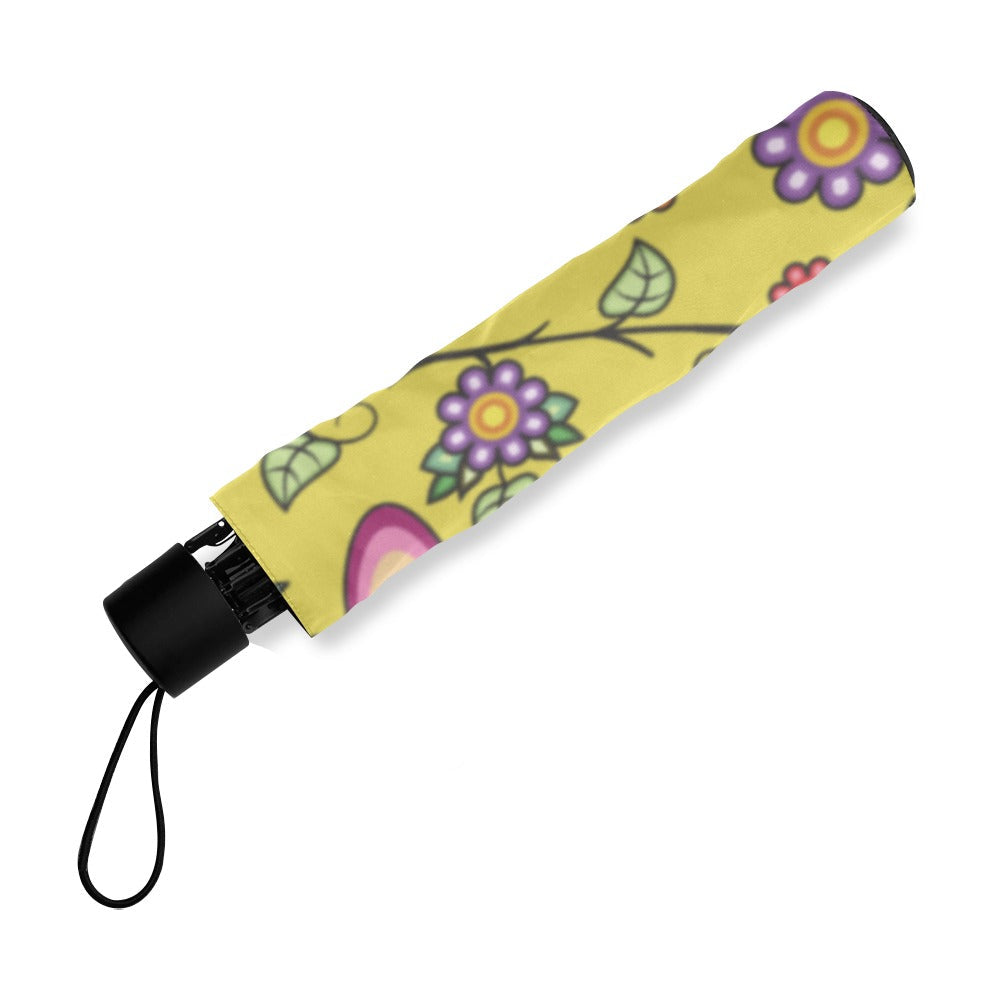 Heartbeat Petals Yellow Foldable Umbrella