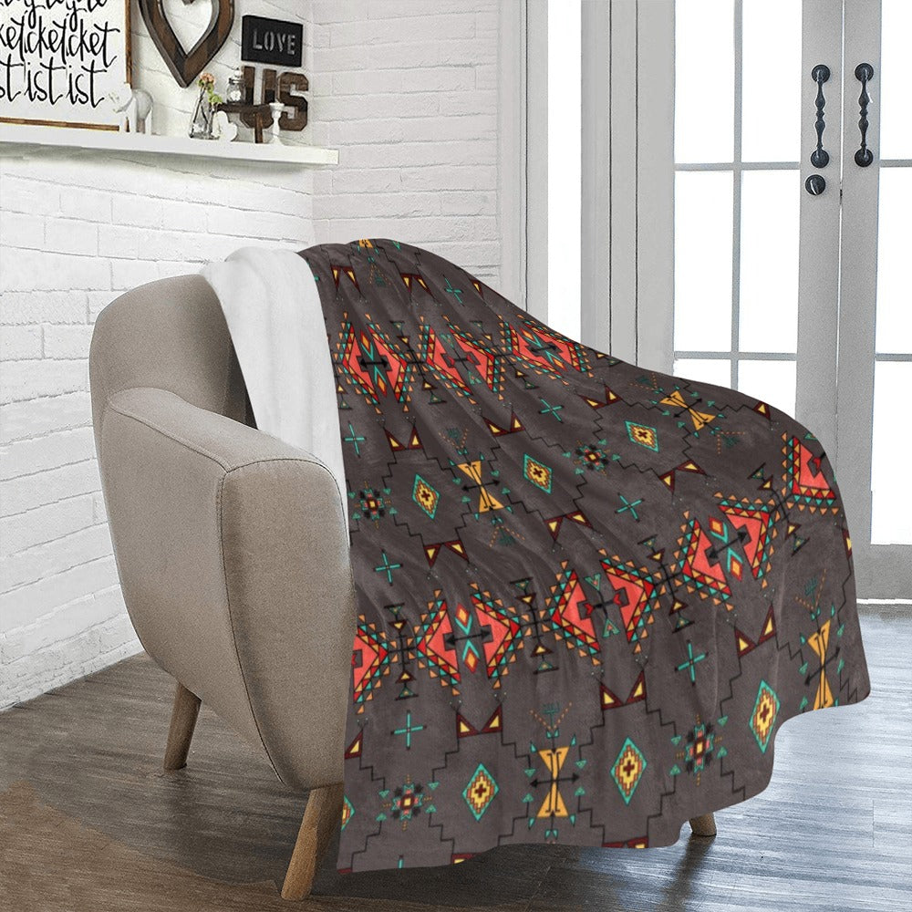 Thunder Flight Gray Ultra-Soft Micro Fleece Blanket 50"x60"