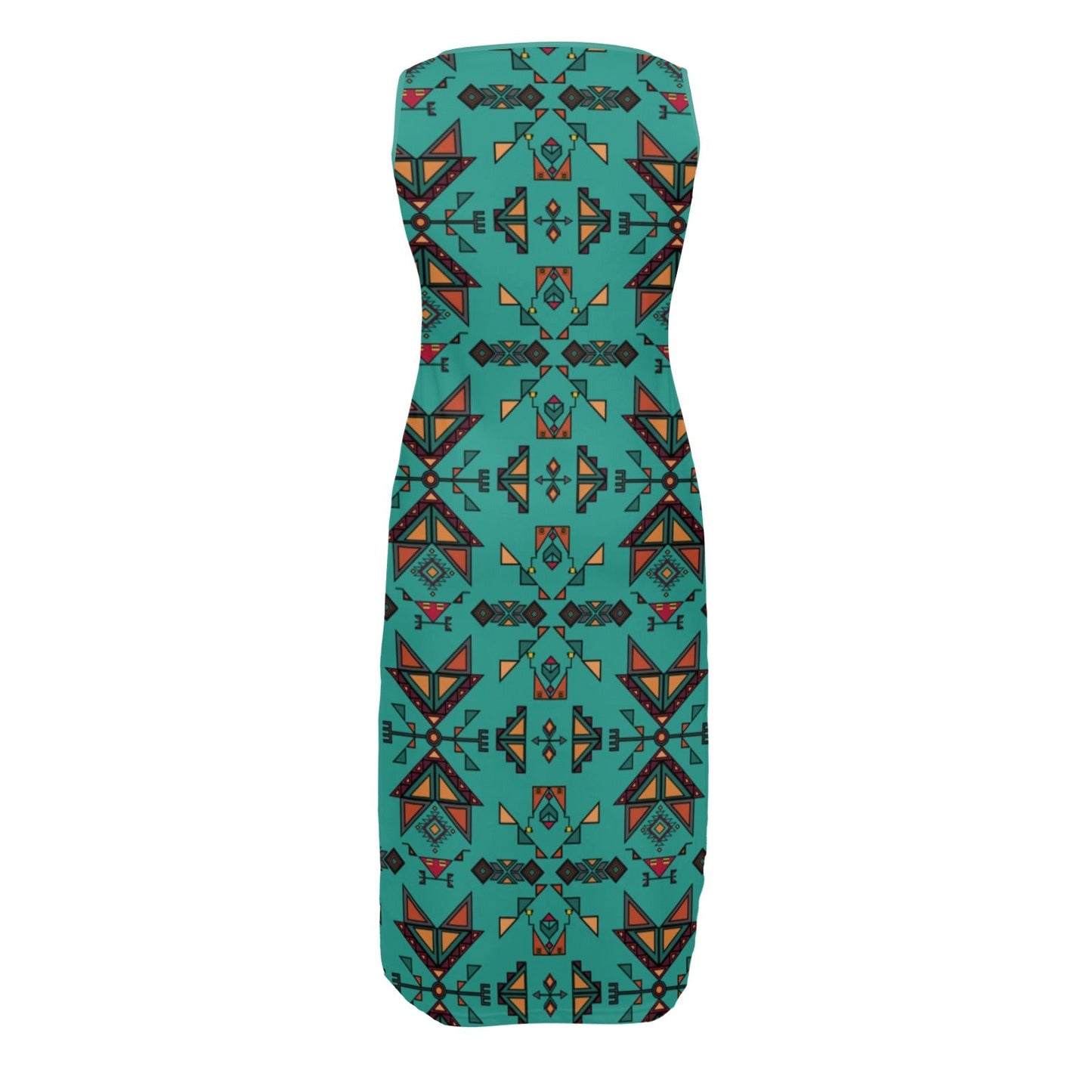Arrow dawn Turquoise Phaedra Sleeveless Open Fork Long Dress