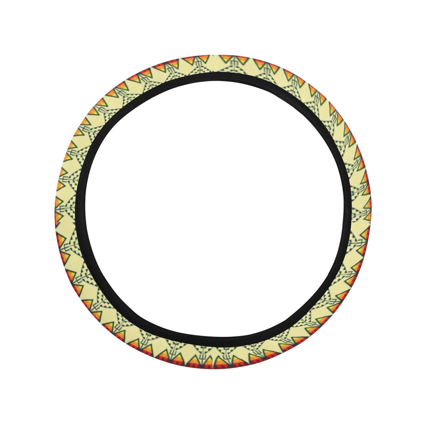 Sacred Trust Arid Steering Wheel Cover with Elastic Edge