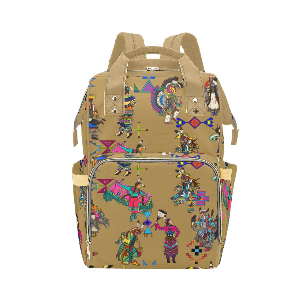 Grand Entry Dancers Earth Multi-Function Diaper Backpack