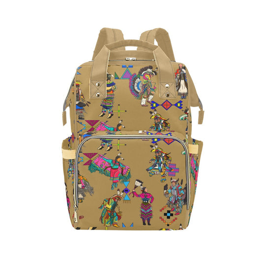 Grand Entry Dancers Earth Multi-Function Diaper Backpack