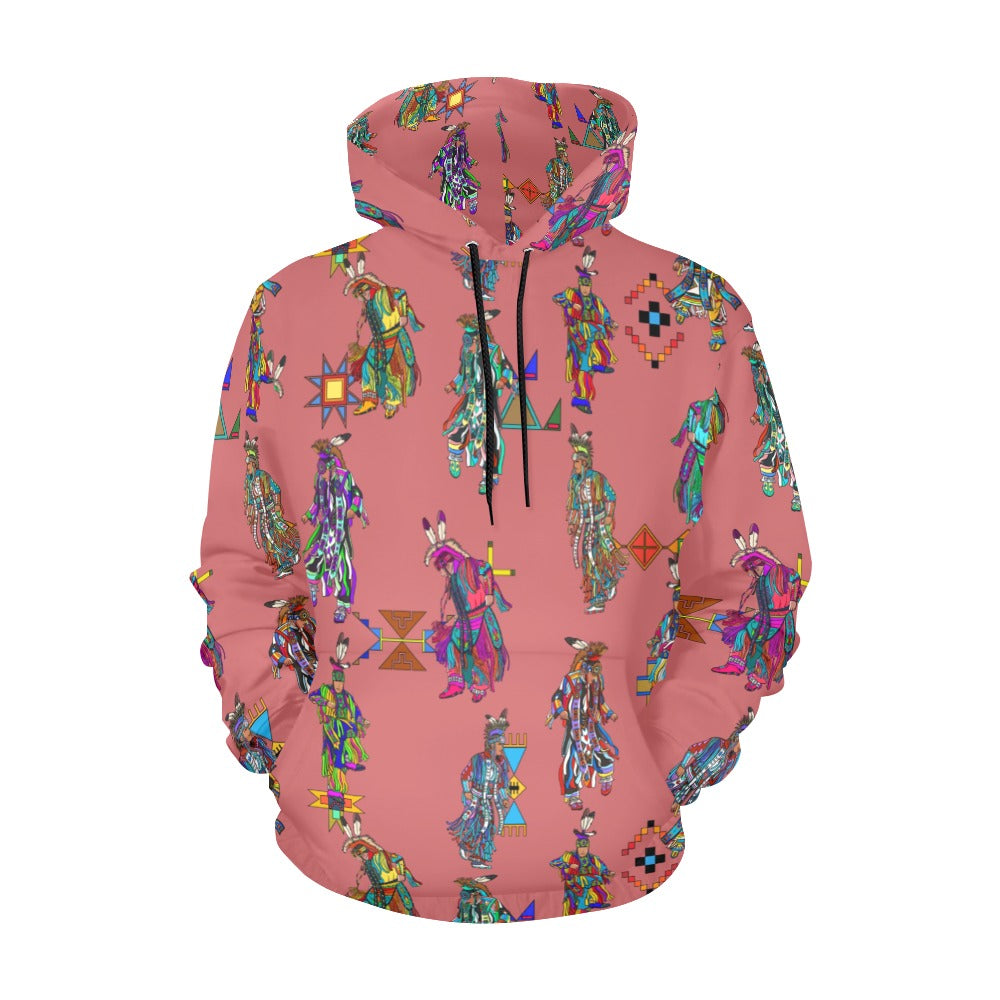 Men's Grass Dancers Terra Cotta Hoodie for Men