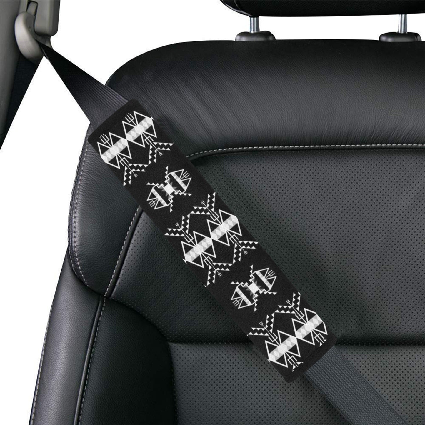 Sacred Trust Black Car Seat Belt Cover