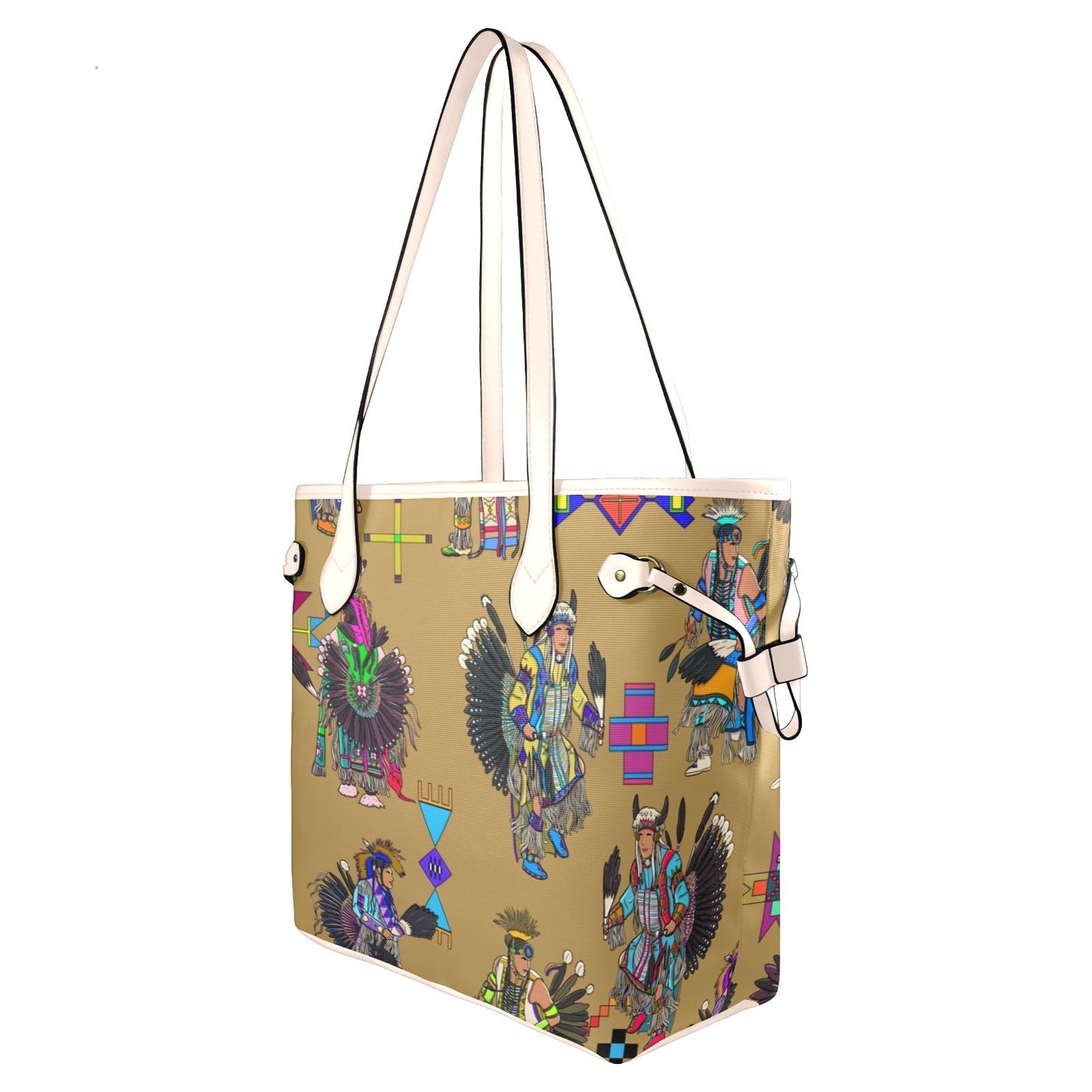 Men's Tradish Dancers Earth Clover Canvas Tote