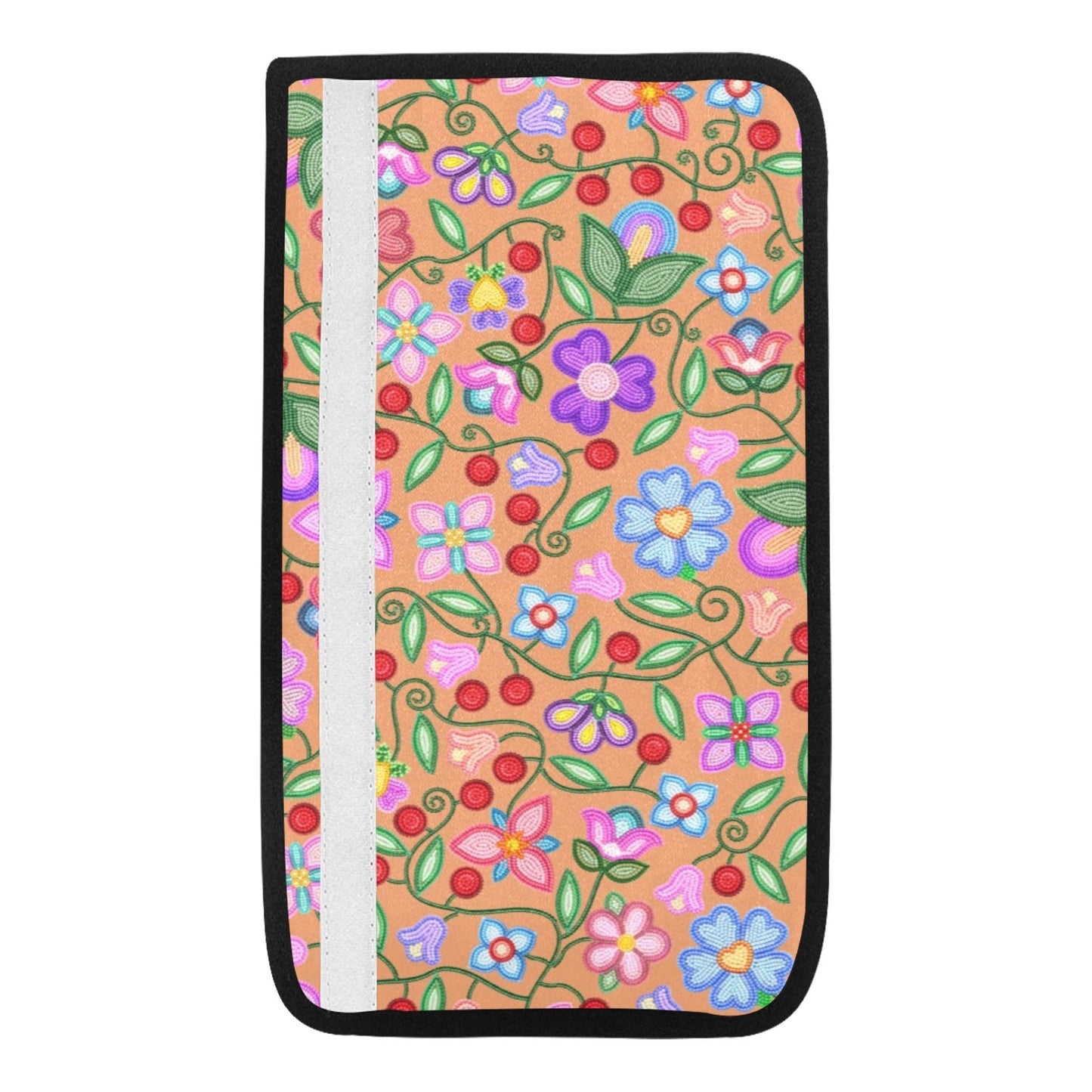 Petal Harmony Terracotta Seat Belt Cover