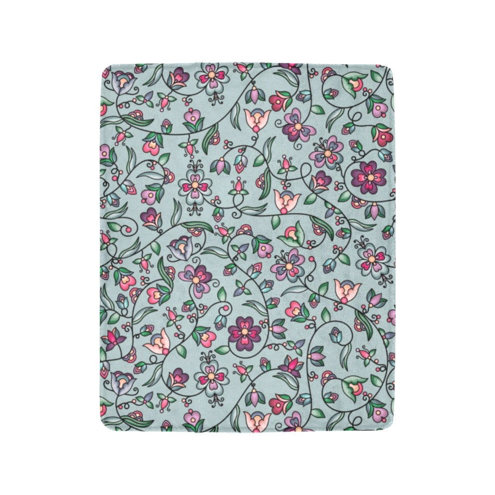 Amber Evening Garland Turquoise Ultra-Soft Micro Fleece Blanket 40"x50"