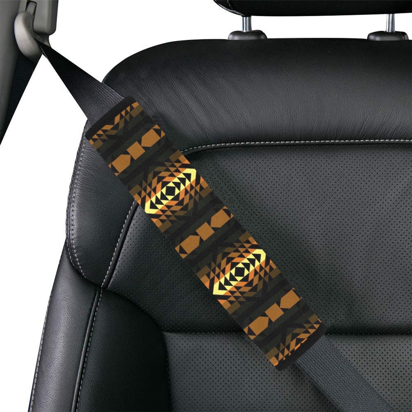 Black Rose Spring Canyon Tan Seat Belt Cover