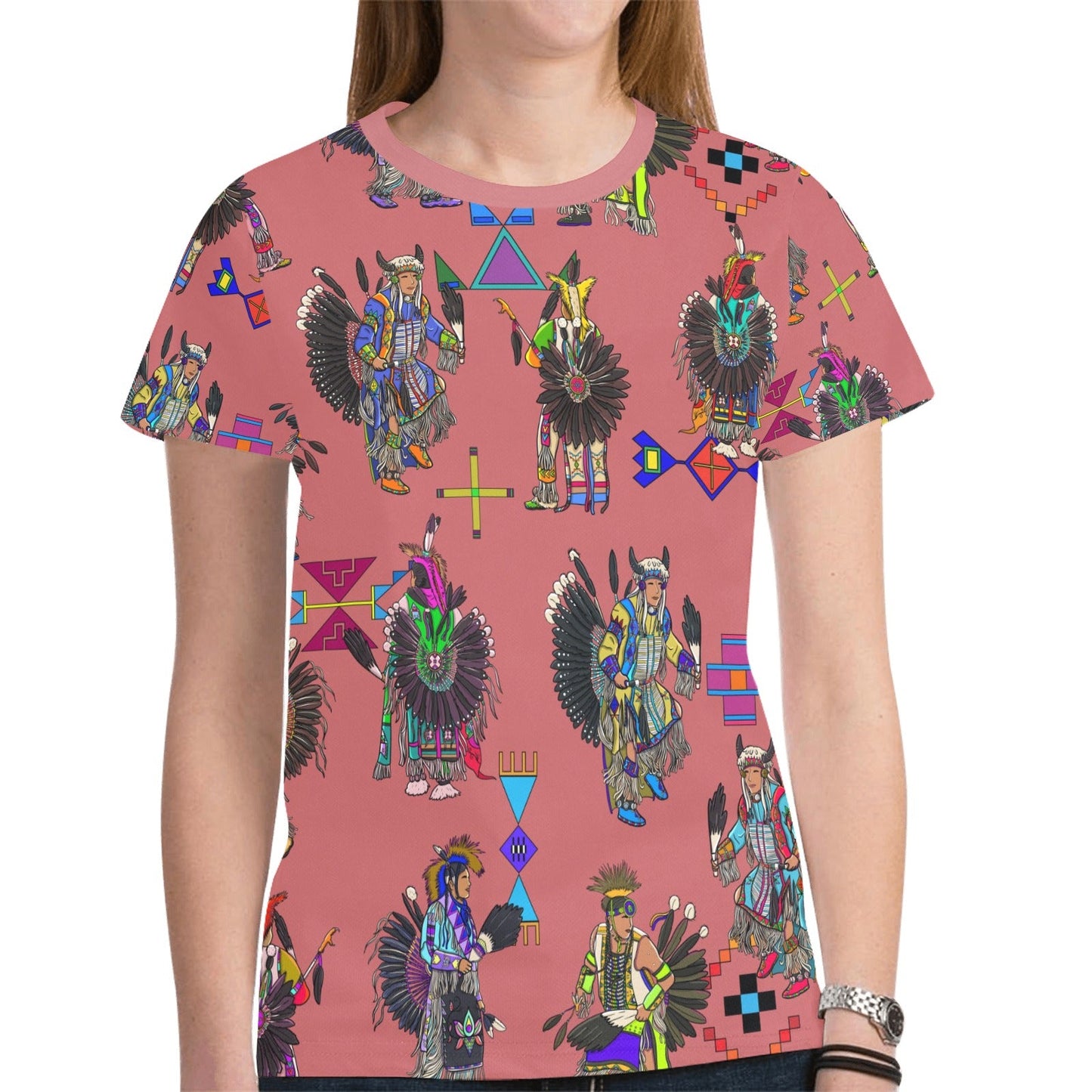 Men's Tradish Dancers Terra Cotta Tee