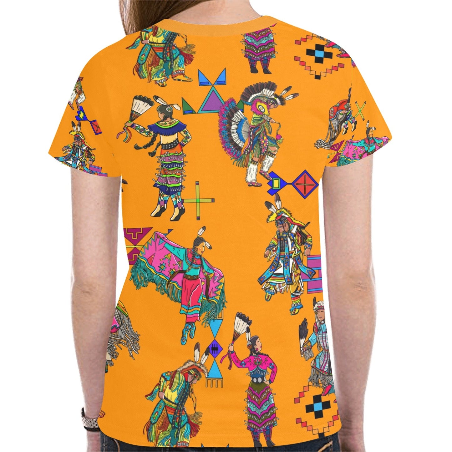 Grand Entry Dancers Orange Tee