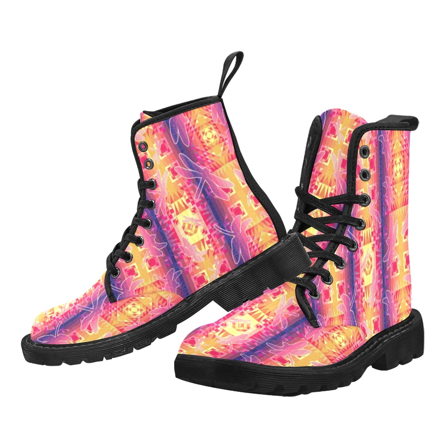 Kaleidoscope Dragonfly Boots