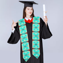Load image into Gallery viewer, Gathering Earth Turquoise Graduation Stole
