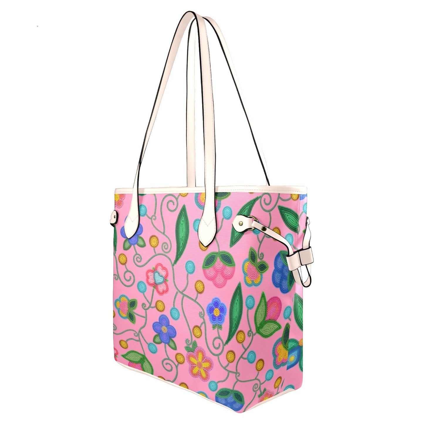Skyberry Serenade Pink Clover Canvas Tote