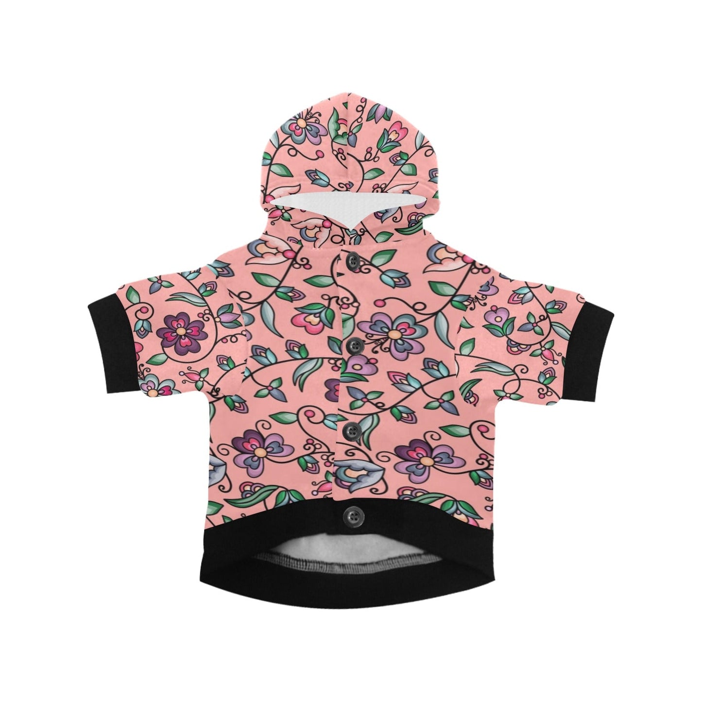 Amber Evening Garland Peach Pet Dog Hoodie