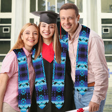 Load image into Gallery viewer, Blue Star Graduation Stole
