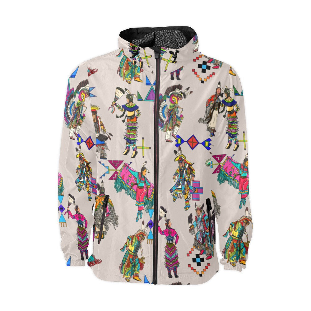 Grand Entry Dancers Muslin Men's Windbreaker