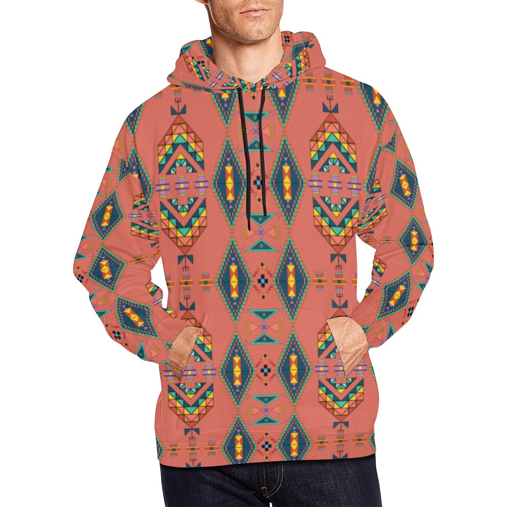 Travois Tipi Canyon Earth Hoodie for Men