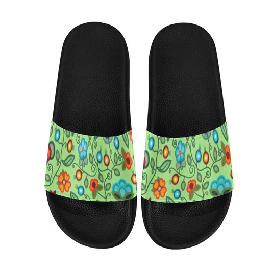 Prairie Fire Petals Sage Slide Sandals